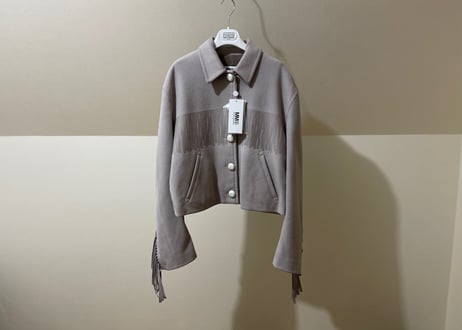 mm6 maison margiela 2020aw fringe jacket dead stock