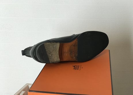 2018aw hermes lace-up boots size41