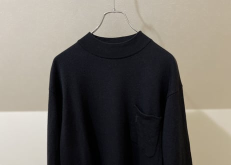 yves saint laurent logo turtle neck knit