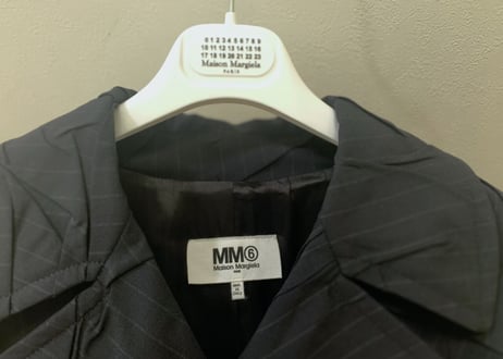 mm6 maison margiela 2020aw crash trench coat 42 dead stock