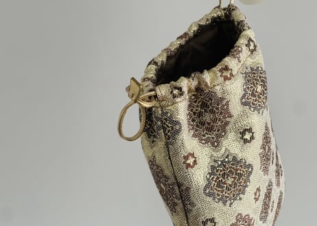 prada jacquard "巾着" bag dead stock