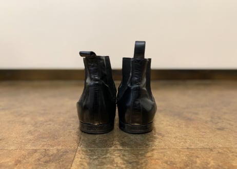gucci side gore bit leather boots