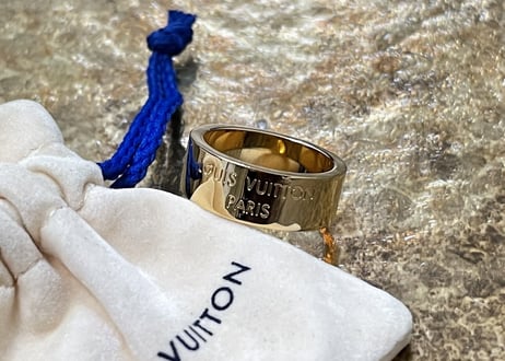 louis vuitton 2020aw LV logo ring dead stock
