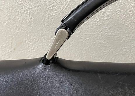 prada leather × nylon bag
