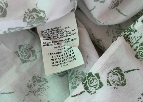 maison margiela "ここのえ期" rose shirt