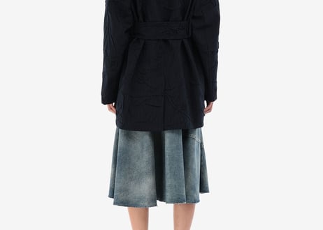 mm6 maison margiela 2020aw crash trench coat 42 dead stock