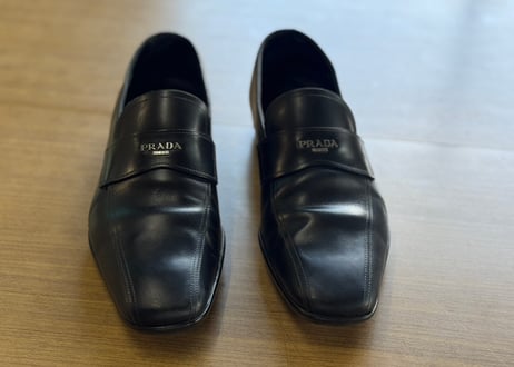 prada sports logo loafers