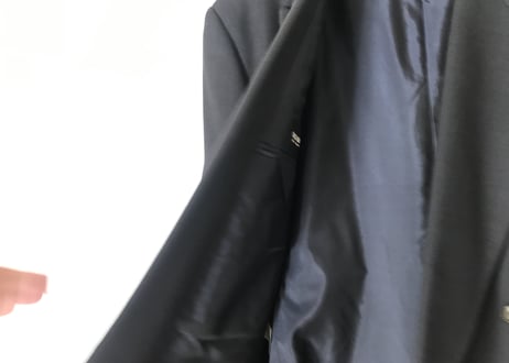 80-90s giorgio armani silk double set up suit dead stock