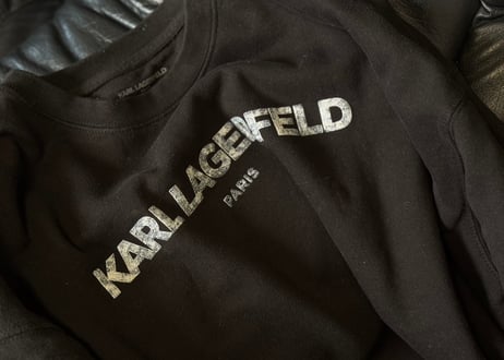 karl lagerfeld logo sweat