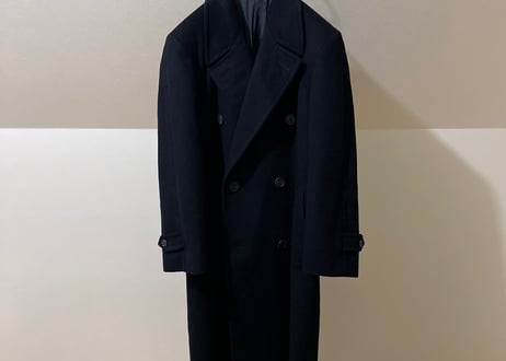 trussardi cashmere wool double chesterfield coat