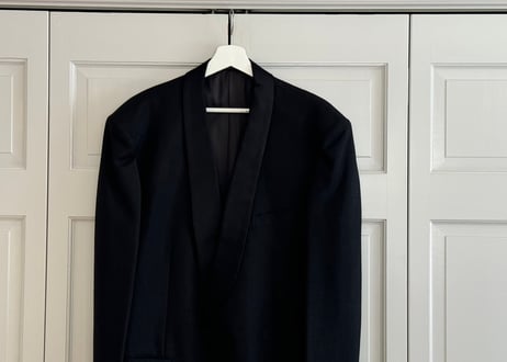 yves saint laurent tuxedo set up suit