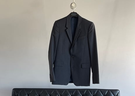 alexander mcqueen "本人最終期" stripe set up suit