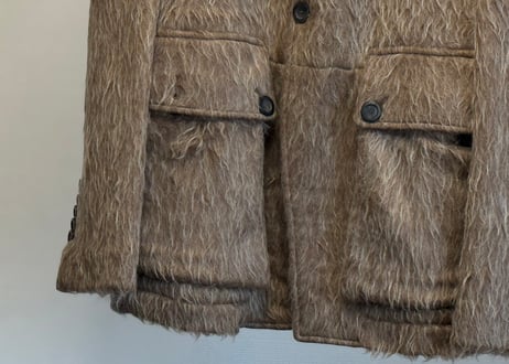 empolio armani fur jacket