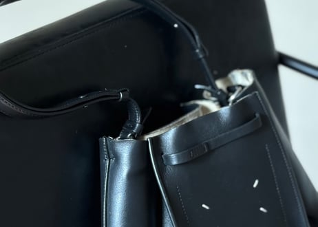 maison margiela leather shoulder bag