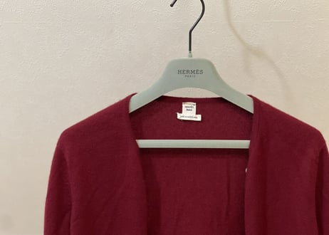 hermes 00s cashmere knit cardigan