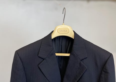 gucci stripe set up suit