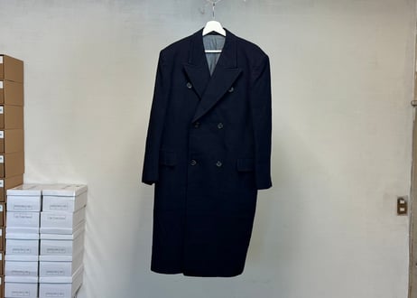 pure cashmere double long coat #C