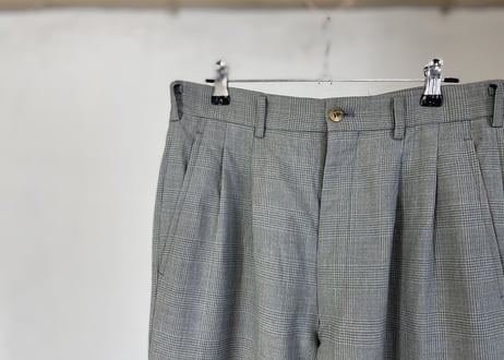 comme des garcons homme deux check set up suit