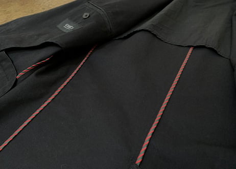gucci stand collar blouson black