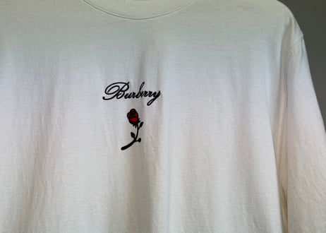 burberry 2024-25 over size rose tops