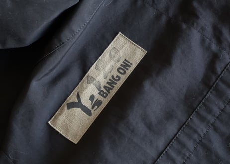 y's bang on over size china shirt coat