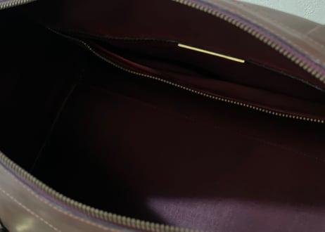 80-90s cartier leather bag