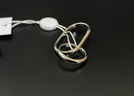 mm6 maison margiela 2019ss ring silver 12号 dead stock