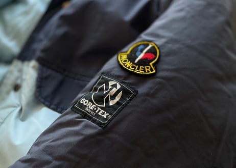 vintage moncler gore tex down jacket #2