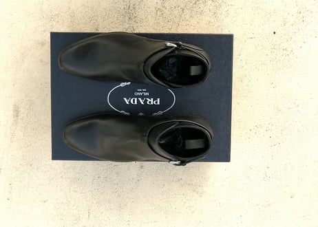 2020ss prada leather boots dead stock 6
