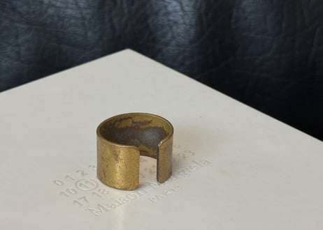 maison margiela antique finish ring #c