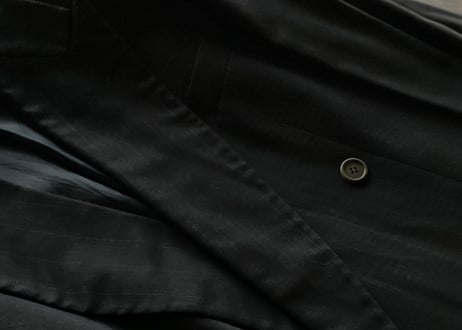 giorgio armani stripe double set up suit