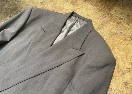 80s giorgio armani stripe double set up suit