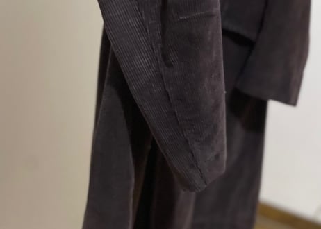 dries van noten corduroy double coat