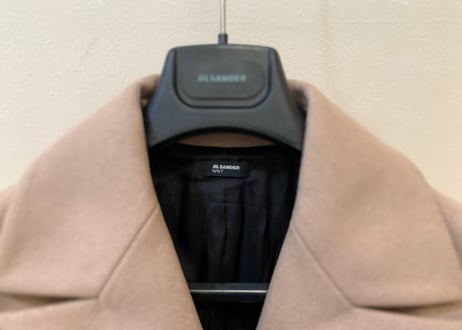 jil sander double breasted coat