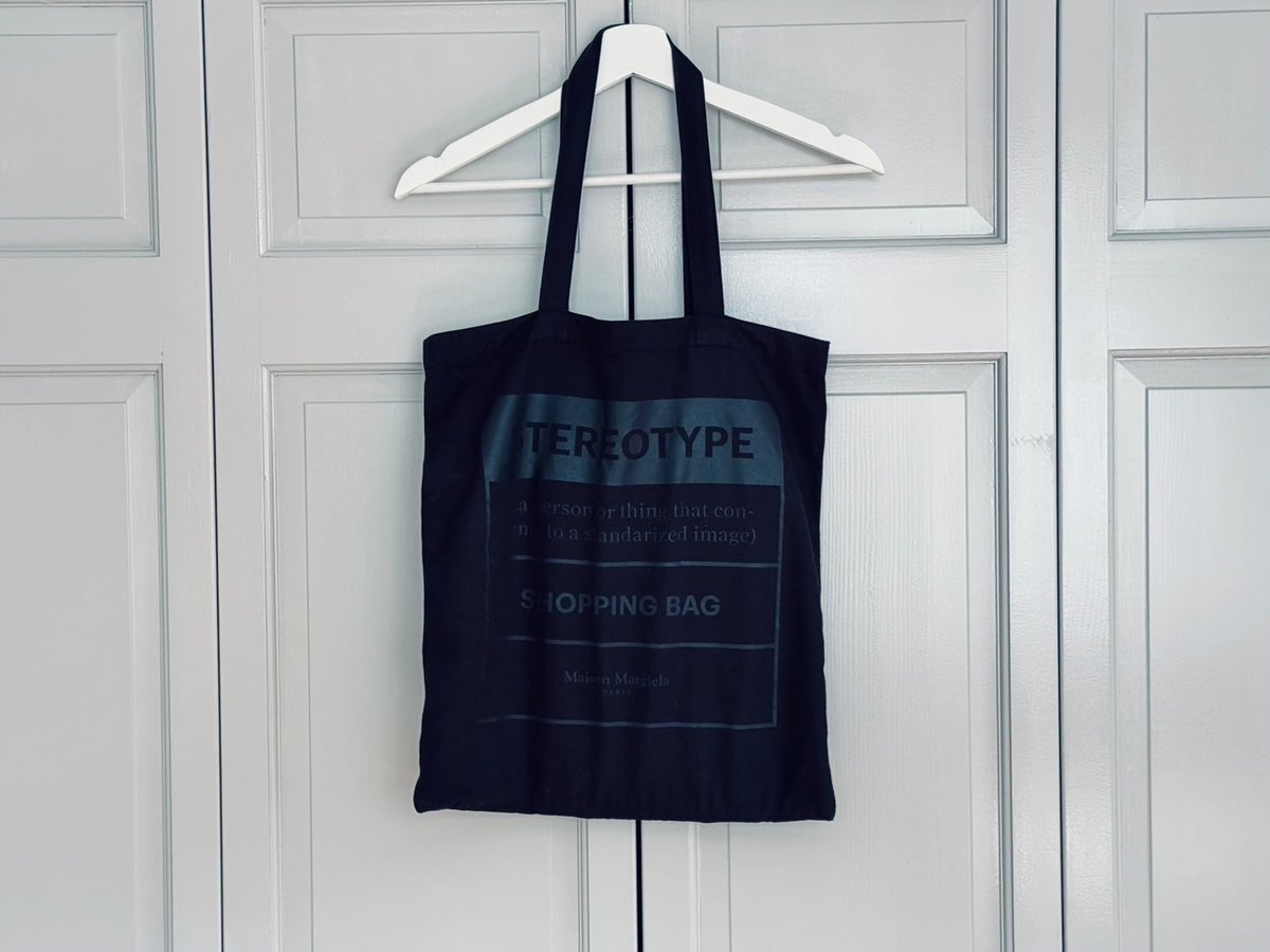 MaisonMargiela 手書きのロゴ入りトップ maison margiela stereo type logo tote bag | wee