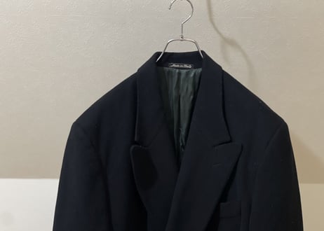 giorgio armani virgin wool doublechester field coat