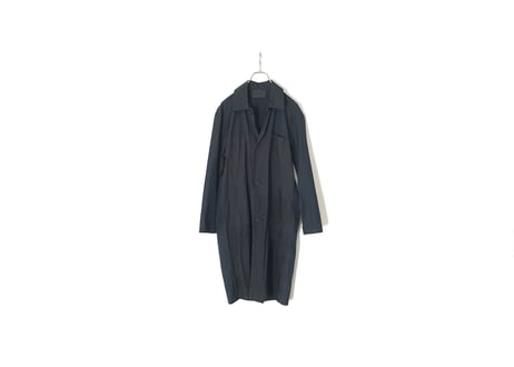 00s prada bicolor long shirt coat