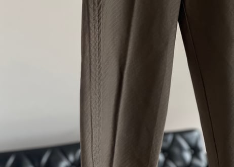 comme des garcons homme plus evergreen side seam pants