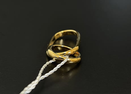 mm6 maison margiela 2019ss ring gold 12号 dead stock