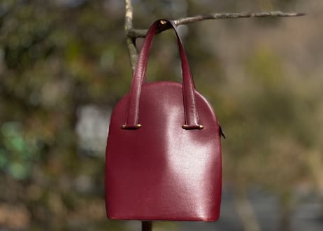 70-80s cartier leather bag