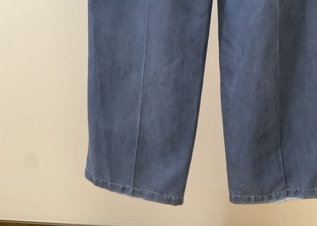 80s kenzo wide tack denim