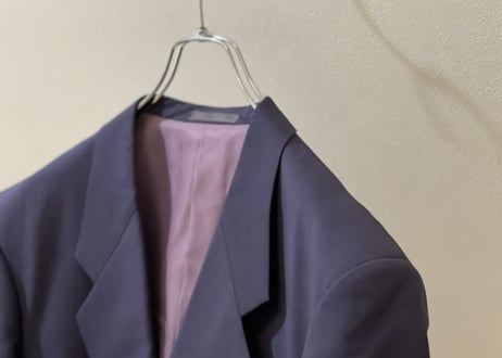 1980-90s order purple set up suit