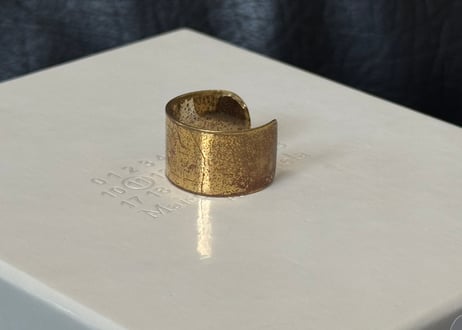 maison margiela antique finish ring #f