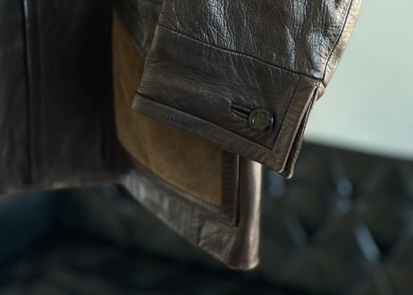 60–70s loewe leather coat