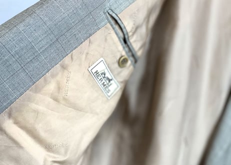 hermes check set up suit