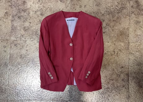 80-90s jilsander "本人期"  no collar jacket