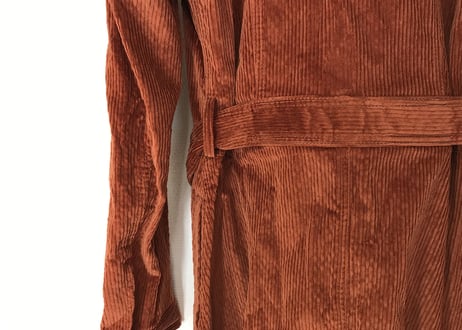 2019ss mm6 velour long coat dead stock