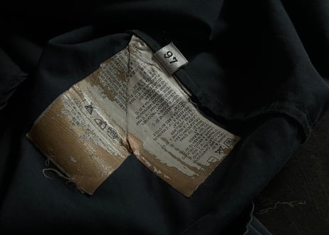 maison margiela "ここのえ期" black shirt