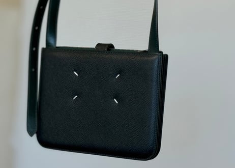 maison margiela leather shoulder bag
