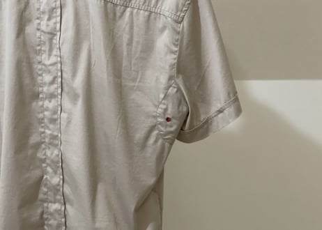 prada open collar shirt